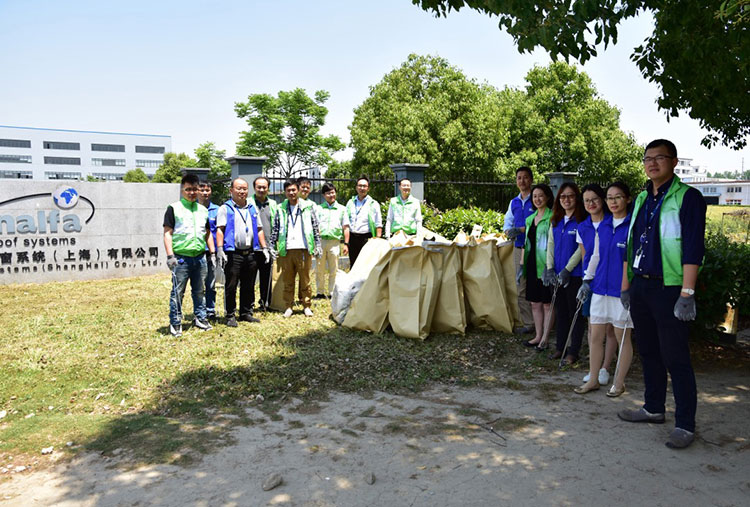 Inalfa China Shanghai Plant Environmental Activities.